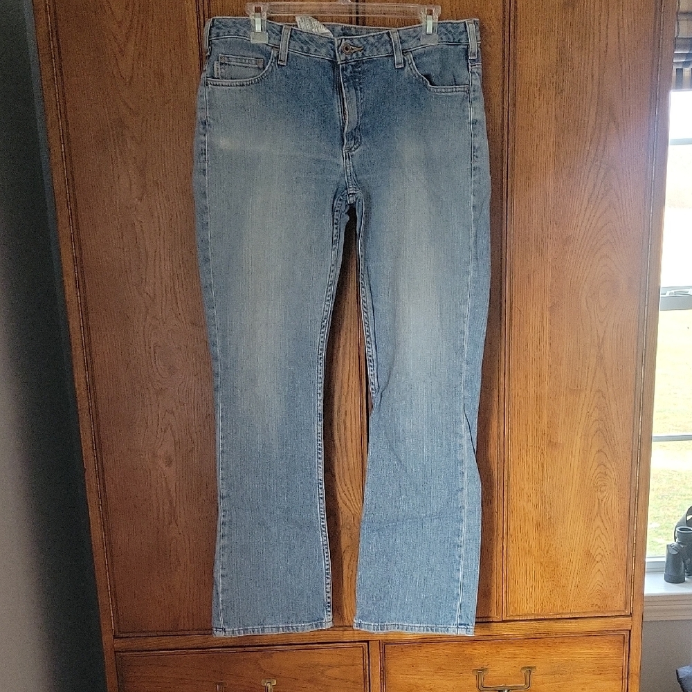 Carhartt Light Blue Women's Straight Leg Jeans